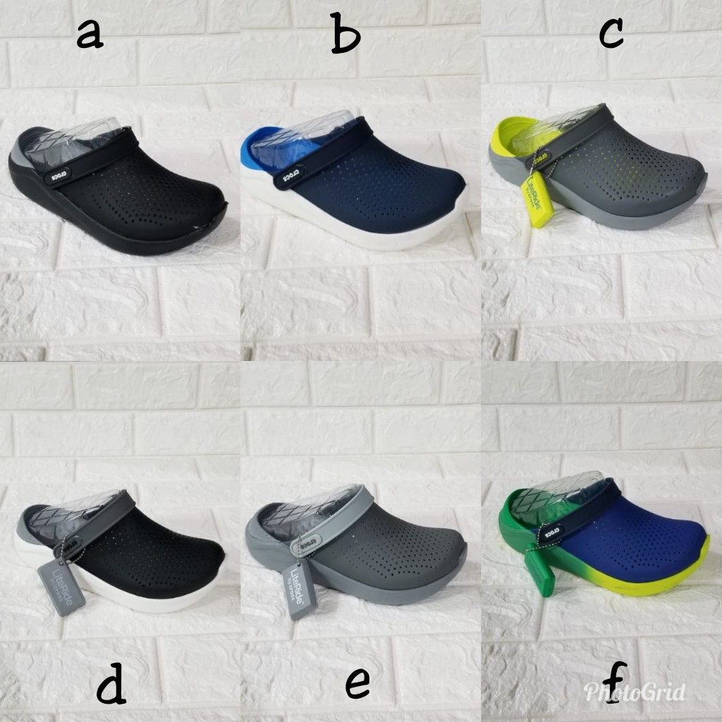  Sandal  Crocs  Literide Unisex Dewasa  dan Anak Shopee 