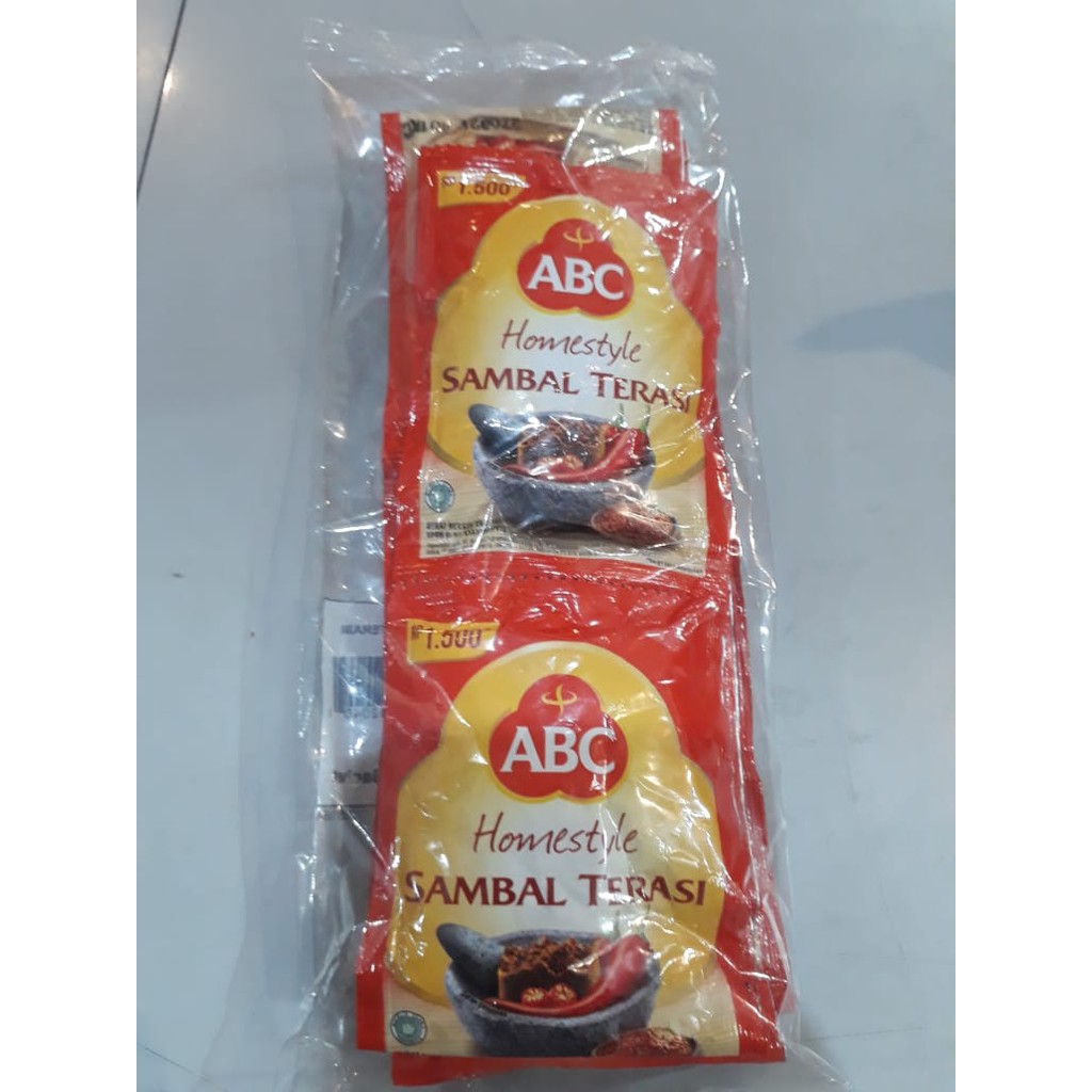 

Sambal TERASI ABC Sachet ( isi 10 )