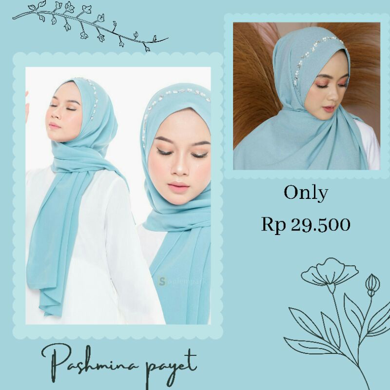 Pashmina payet/pashmina diamond /hijab pashmina