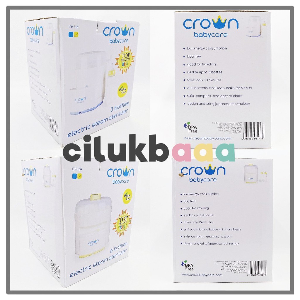 Steril Botol Susu Bayi Crown