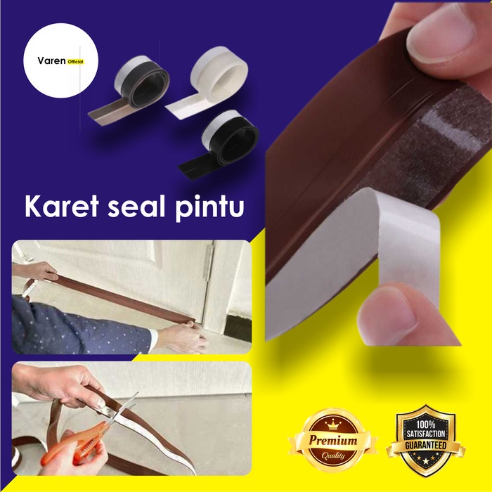 

Alloet Lakban Rubber Flex Door Seal Strip Seal Waterproof 5M TP39