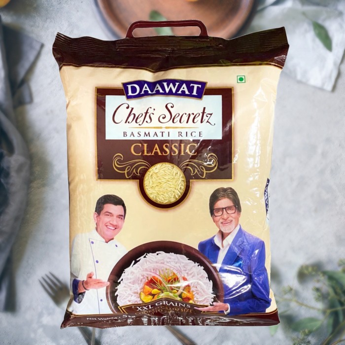 

Beras Basmati DAAWAT Chefs Secrets Classic 5 kg