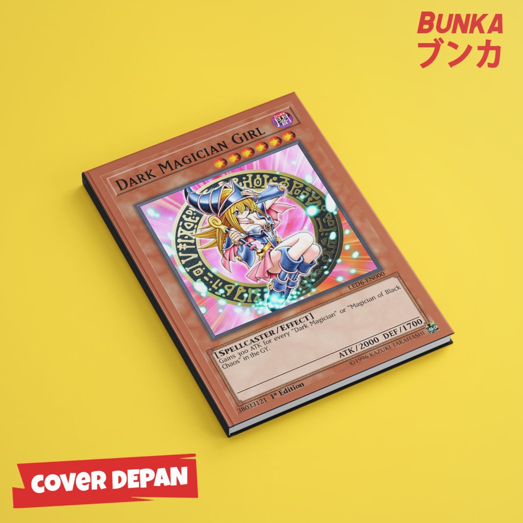 

Notebook Yu Gi Oh Dark Magician Girl Hardcover A5 Skin Buku Tulis Catatan Notes Agenda Planner Jurnal