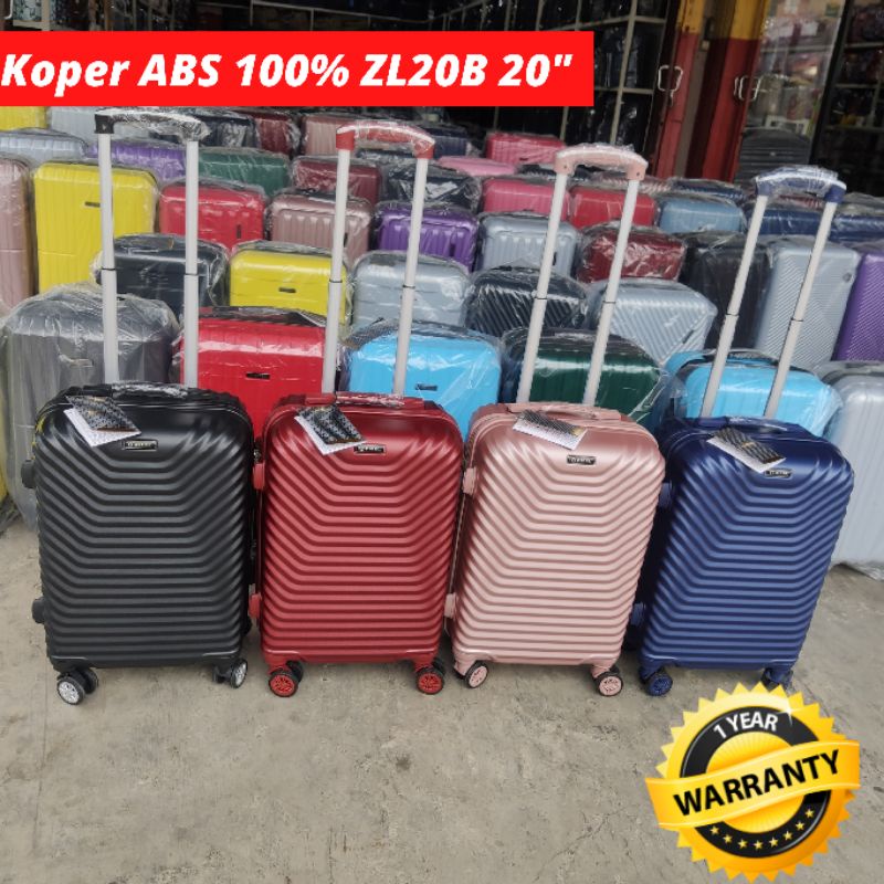 One Colour Set Koper ABS 100% ZL20B 20&quot; koper murah koper polo koper kuat koper fiber koper plastik