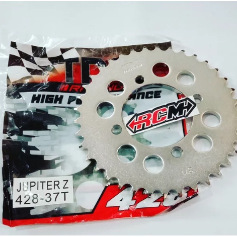 GEAR GIR GER BELAKANG RXZ JUPITER Z MX OLD LAMA RXKING RX KING VEGA LUBANG 4 428X37 428 X 37T 37 TDR