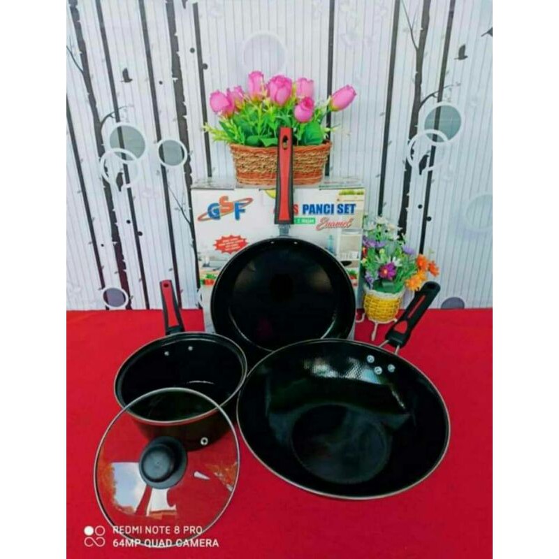 Panci GSF Enamel set 4