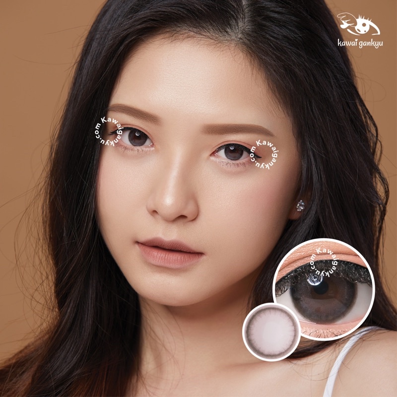 KawaiGankyu Softlens - Kitty kelly gray (1botol)