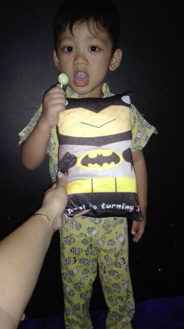 Souvenir Ulang Tahun Bantal Mini 25x35cm