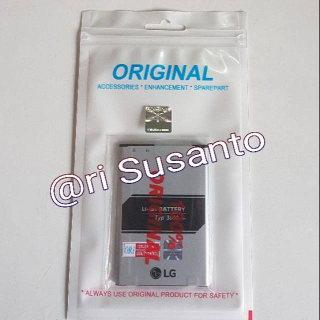 Baterai LG G4 / G Dual / G4 Stylus / G Stylo CDMA BL-51YF 3000mAh Asli (Original 100%) batere batre 