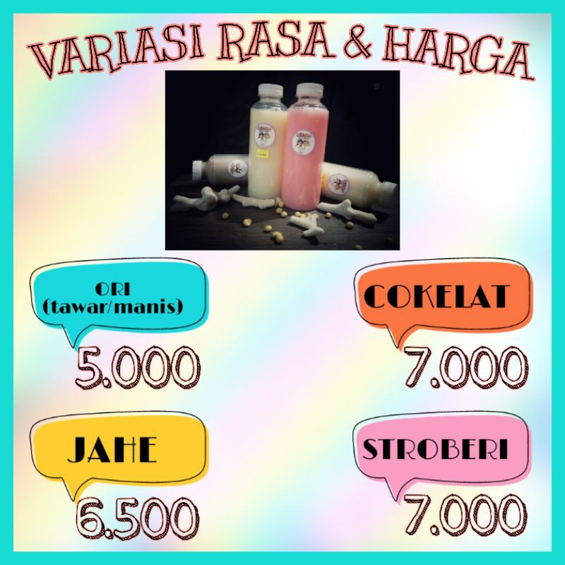 

Susu Kacang aneka rasa 250ml
