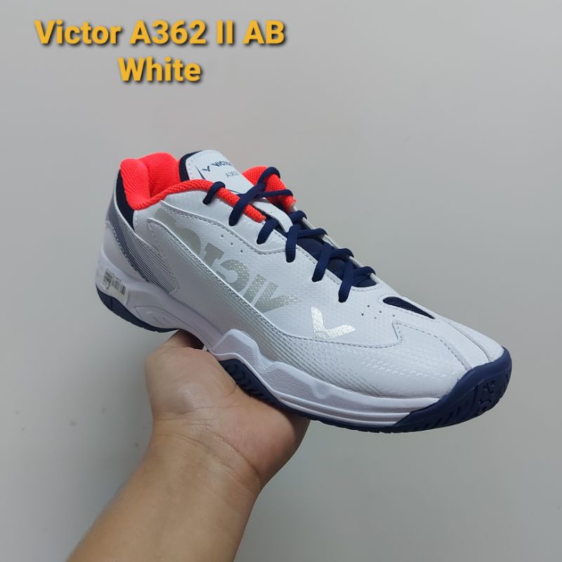 SEPATU BADMINTON VICTOR A362 II AB White ( size 37 - 45 ) ORIGINAL