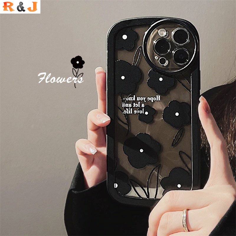 Flower Casing OPPO A57 2022 A16 A16K A15 A54 A53 A12 A5S A7 A3S A31 A52 A83 A92 A94 A37 F9 A1K 5F 5 5i 6i C3 7i C11 2021 C15 F1s Individually Shape Text Leaf Protection Case