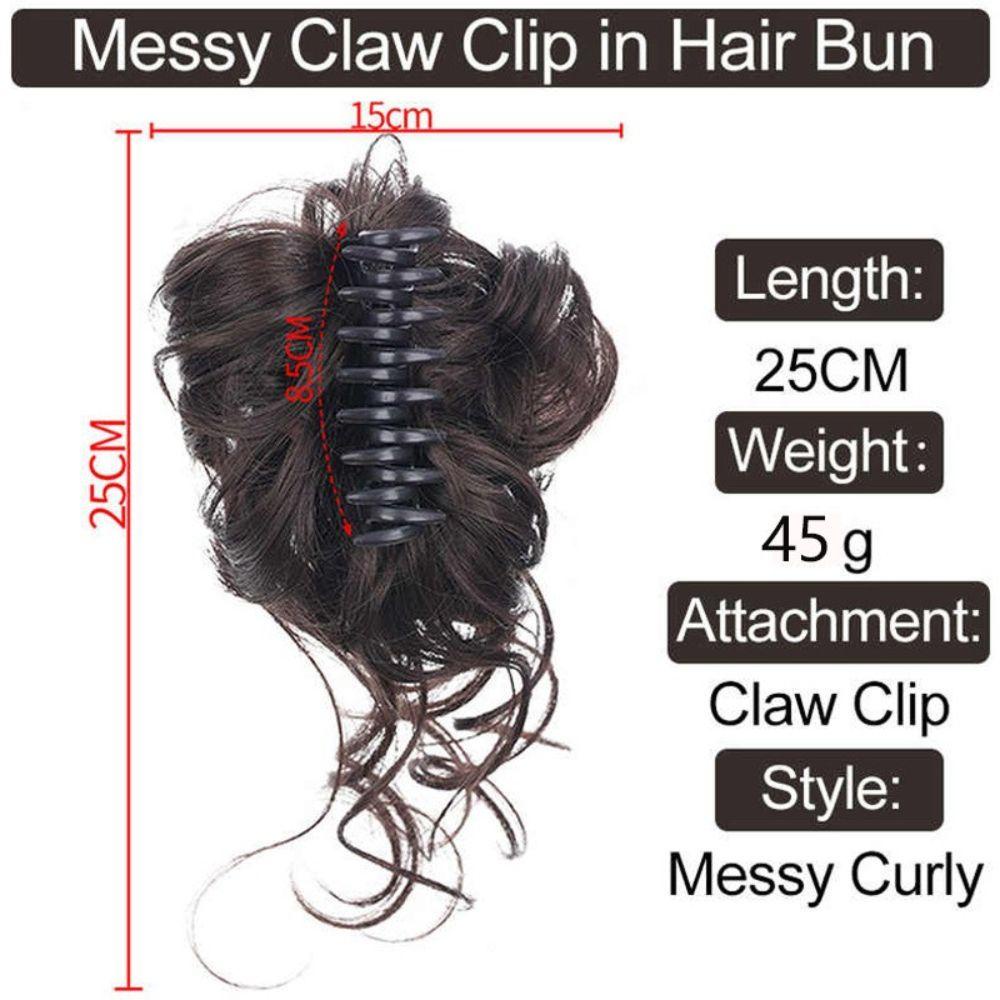 Mxbeauty Wig Hair Clip Convient Elastis Back Head Sintetis Hitam Coklat Meningkatkan Volume Rambut Styling Rambut