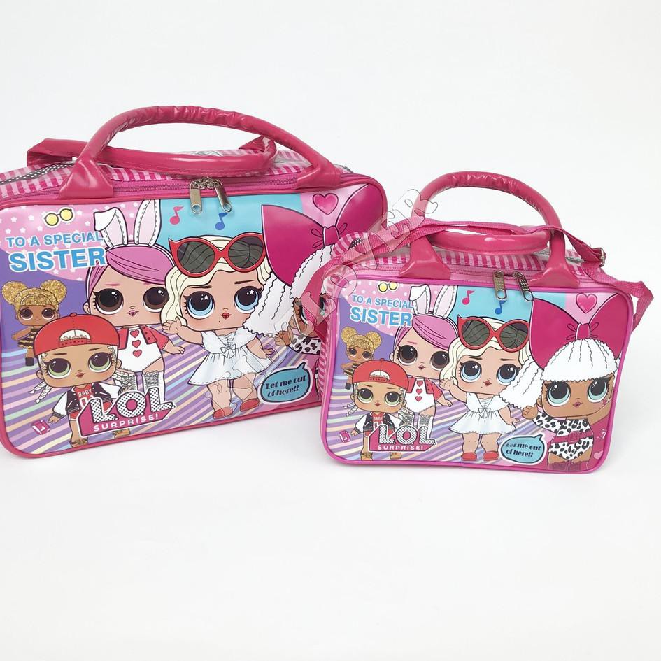 ▼ Paket Koper Ukuran Besar + Kecil /Travel Bag /Koper Jinjing/Koper Tenteng/ Tas Renang ➼