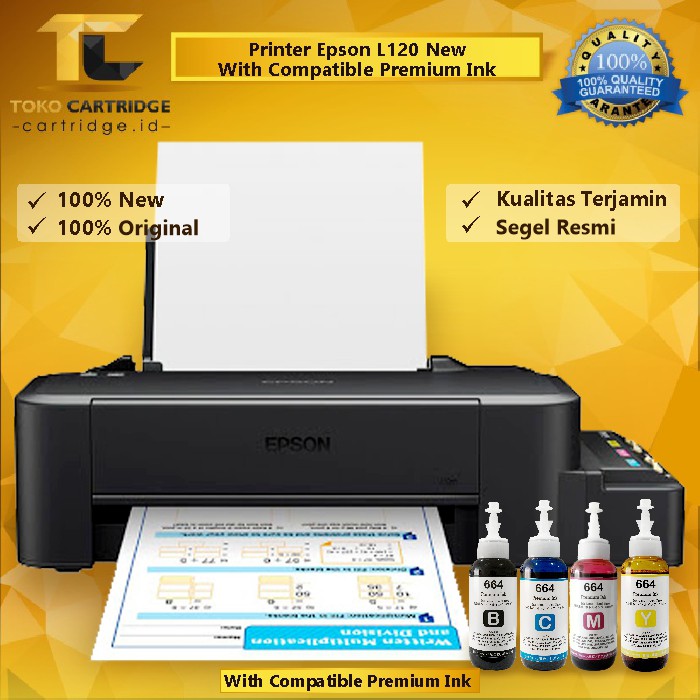 Printer Epson L120 L 120 New Original Printer Infus Epson Ink Tank  L 120 New