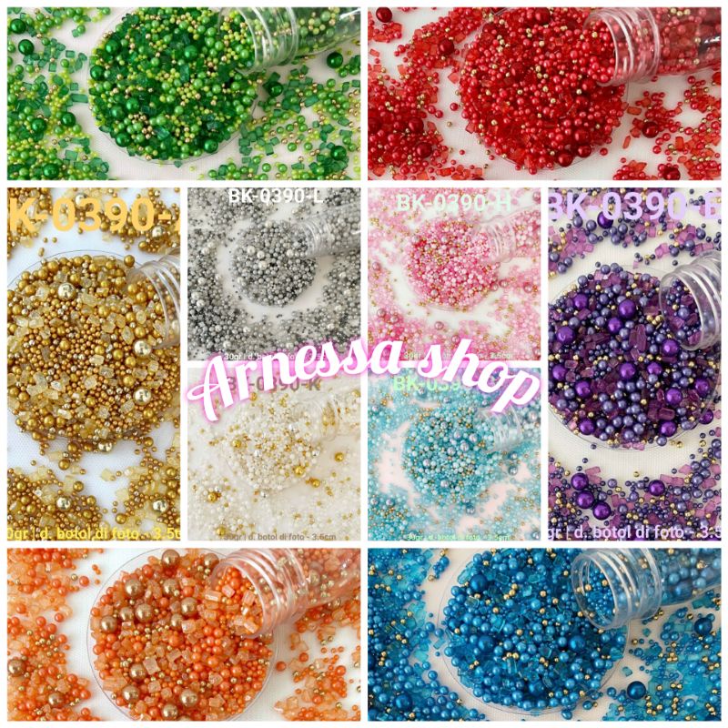 

Sprinkle 30gr rock sugar sanding sugar edible gold luster alas adonan spuit fondat topper butterfly