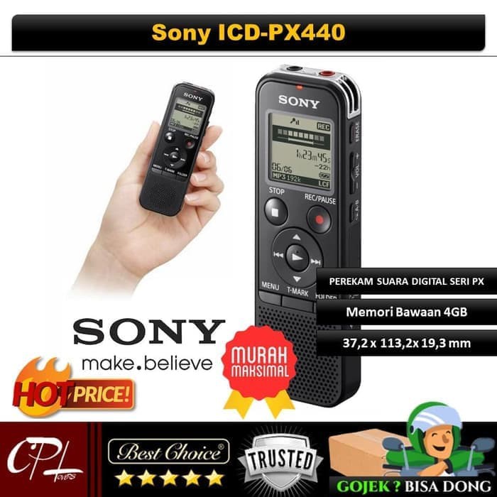 SONY ICD PX440 VOICE RECORDER