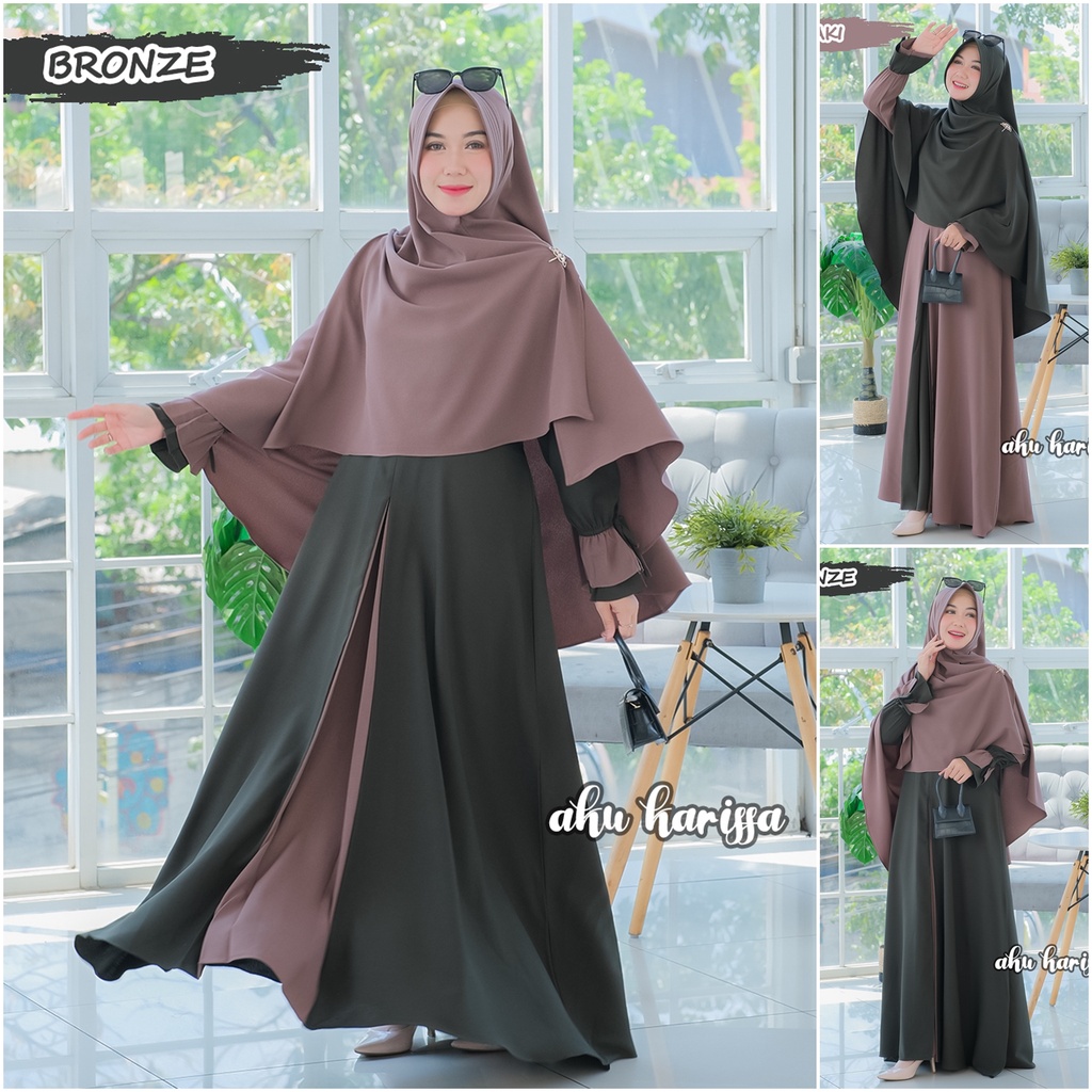 Gamis Azni Syari Ori Aku Karissa Terbaru