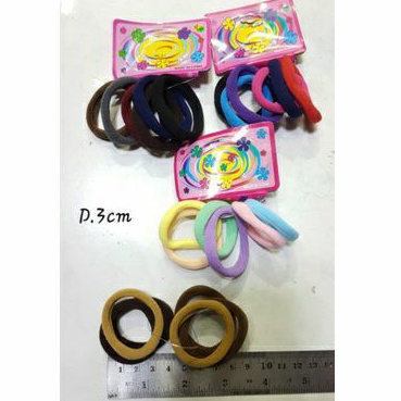 [6PCS] KARET RAMBUT CARD MURAH