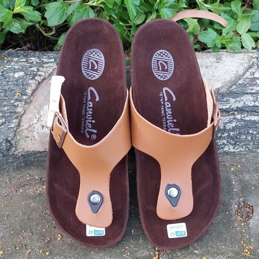 Sandal Jepit Pria Kulit Carvil Kekinian 2021