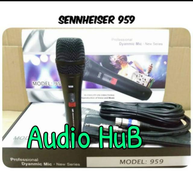 MICROPHONE KABEL SENNHEISER 959 MIC SENNHEISER 959 BAGUS MURAH