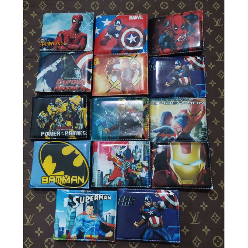 OBRAL dompet anak laki laki marvel vs anime Vs club bola  #dompetmainan #dompetspiderman #dompetbocah #assesorisanak