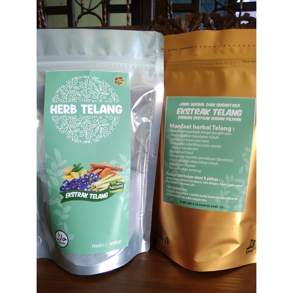 

Minuman Kesehatan Herbal Ekstrak Bunga Telang