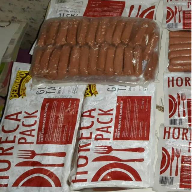 

Sosis sapi breakfast bernardi 1 kg isi 44