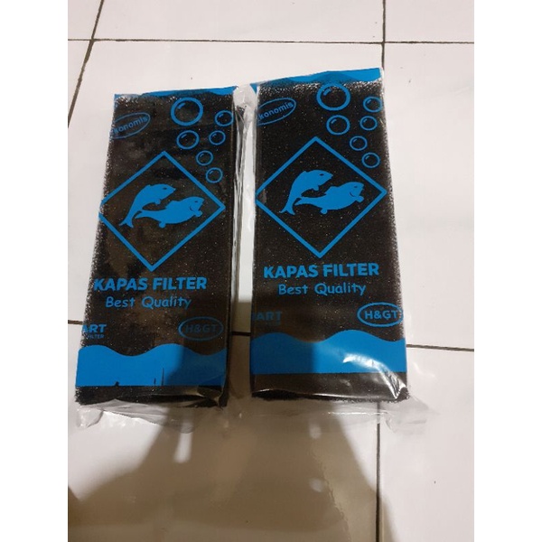 biofoam biofil bio spong filter aquarium/boifoam kemasan media filter kolam dan aquarium 2 lapis