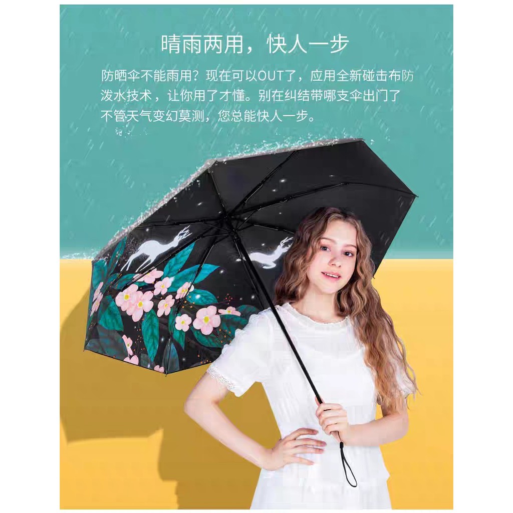 Jual Murah Payung Lipat Cantik Anti Uv Paradise Original Motif Kembang Dan Rusa Wanita / Umbrella 53obXENtlKwWgj