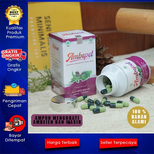 Ambepet Herbal Alami Aman Sudah BPOM Ampuh Menyembuhkan Wasir/Ambeien