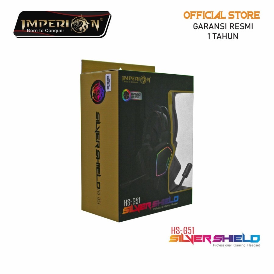 Headset Gaming Imperion HS-G51 Silver Shield ORIGINAL IMPERION HEADPHONE/HEADSET