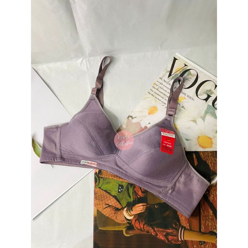 BRA/BH SPORT BODYFIT PREMIUM-Tanpa Kawat dan Tanpa Busa-Pakaian Dalam Wanita Nyaman diPakai-Bisa COD