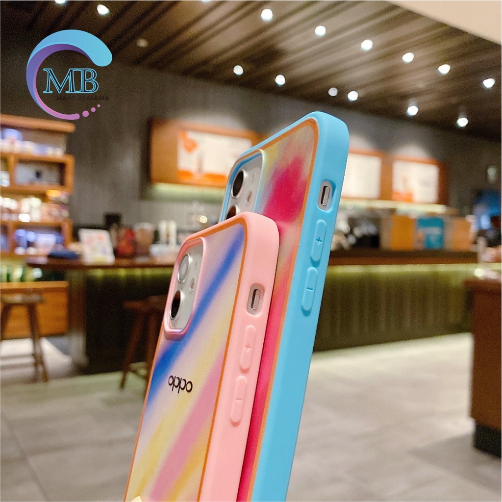 SS044 SOFTCASE RAINBOW OPPO A3S A5S F9 A7 A12 F1S RENO 4 4F 5F A59 A94 A11k A39 A71 A83 F5 F7 YOUTH MB2242