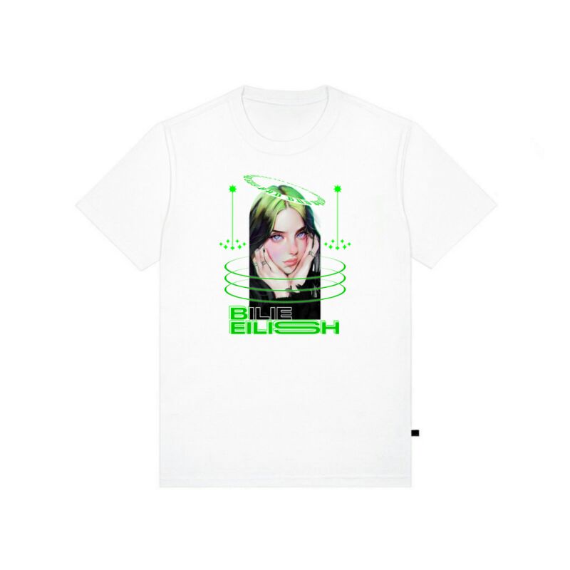 BRAVŒ - White T-shirt Billie Eilish Graffiti BRAVOE [034]
