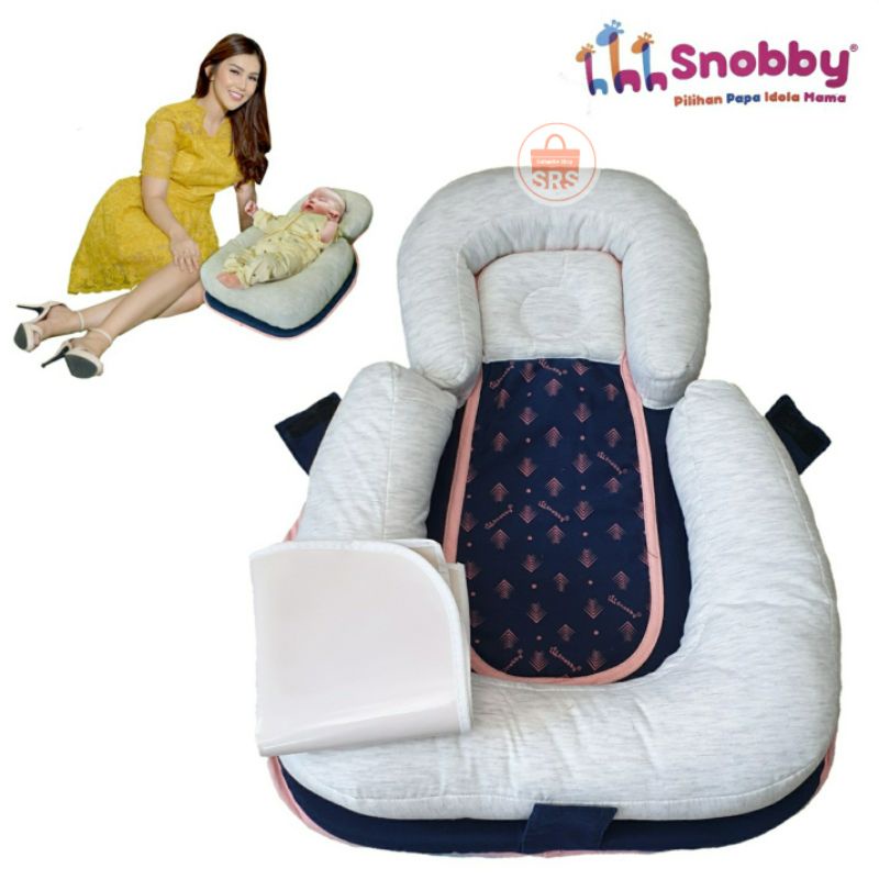 Snobby Set Kasur Bayi Newborn Seri Arrow | Set Matras Bayi Baru Lahir | Tempat tidur bayi Newborn SNI