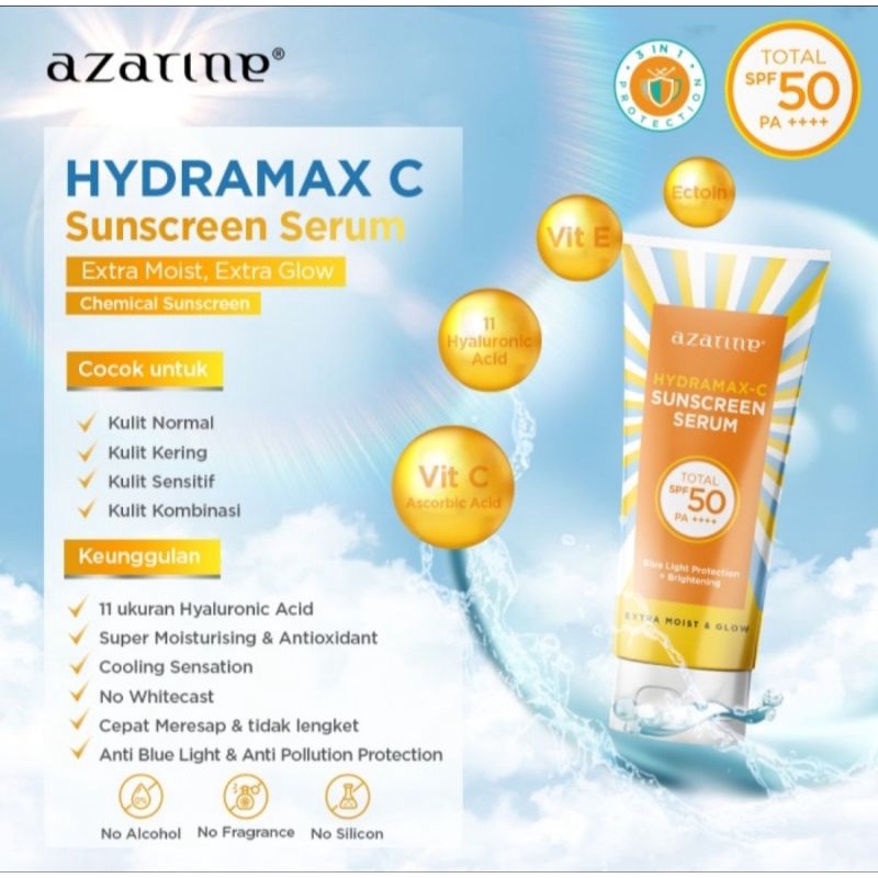 AZARINE HYDRAMAX C SUNSCREEN SERUM SPF 50