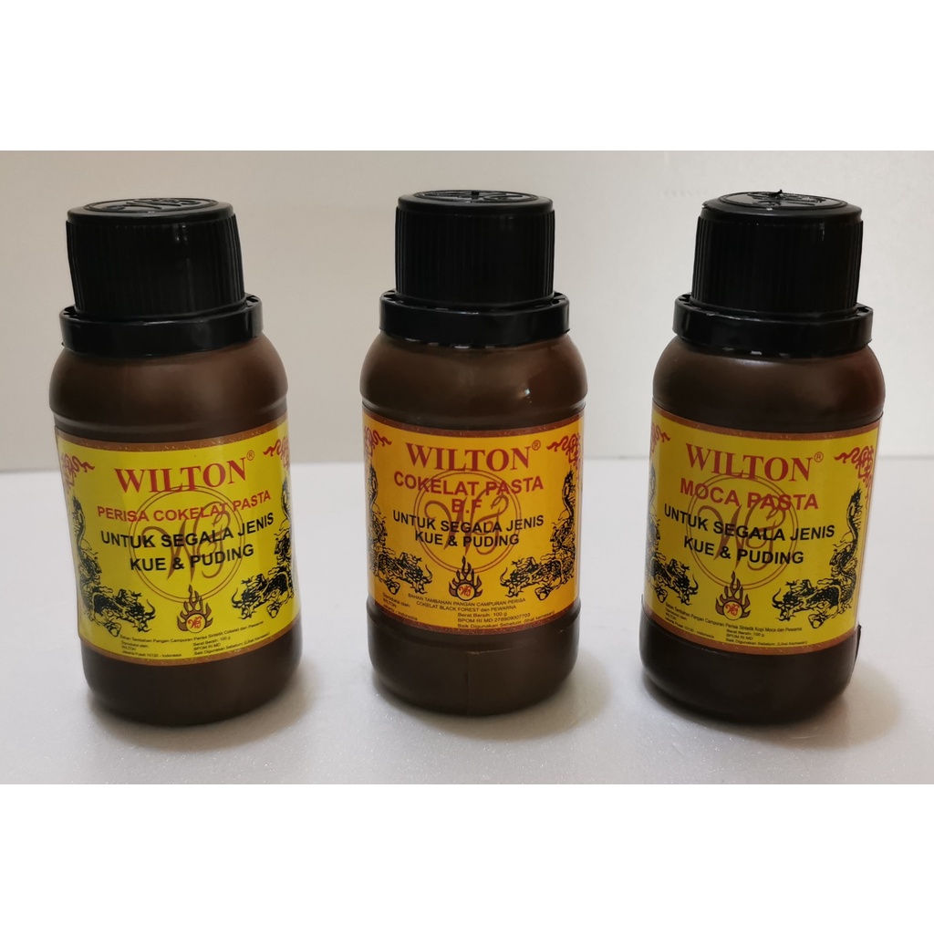 Wilton Coklat Pasta/Moca Pasta/Black Forest Pasta 100ml