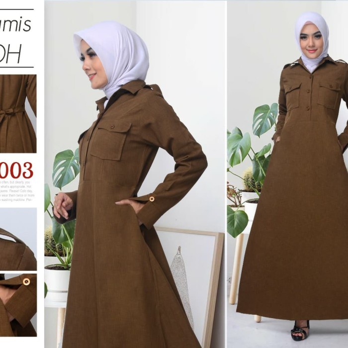 PREMIUM BAJU GAMIS PEMDA ACEH PDH GURU WANITA MUSLIM - S-XL