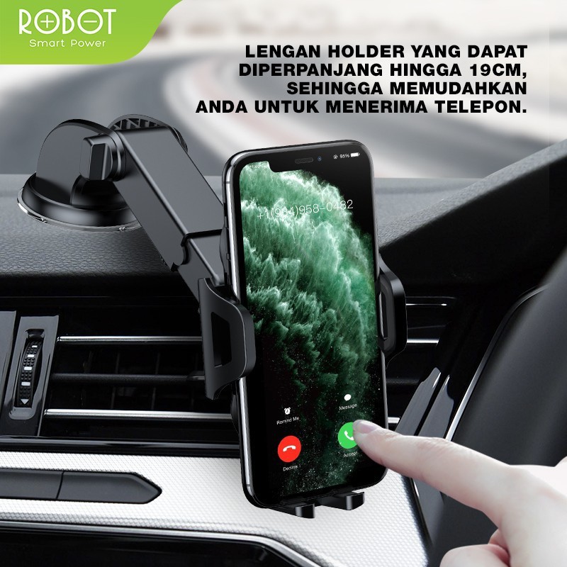 ROBOT RT-CH12 Suction Cup Automatic Lock 360° - Universal Car Holder