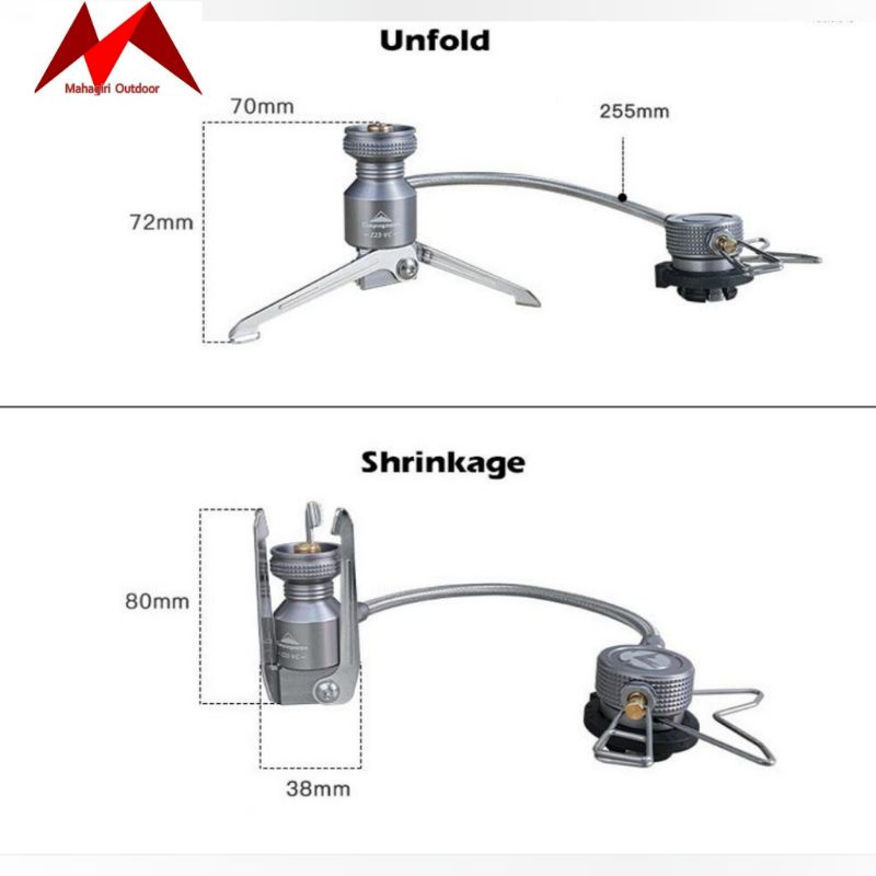 Adaptor CampingMoon Z23-VC kompor camping moon adapter konektor ultralight