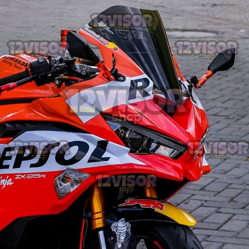 Windshield ZX25R Sporty Zero gravity. Visor ZX25R not zero gravity
