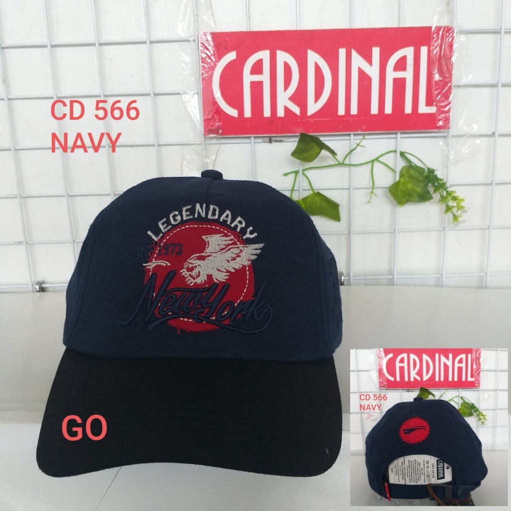 gos JA TOPI CARDINAL 100% ORIGINAL topi cardinal brand topi cardinal terbaru jeans