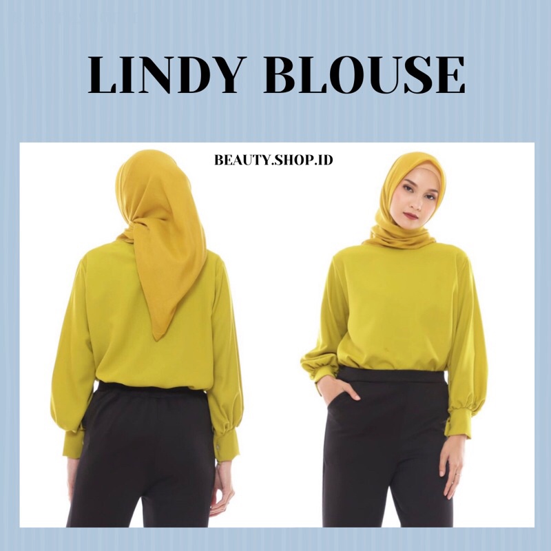 [COD] Lindy Blouse Puff - Atasan Wanita F57