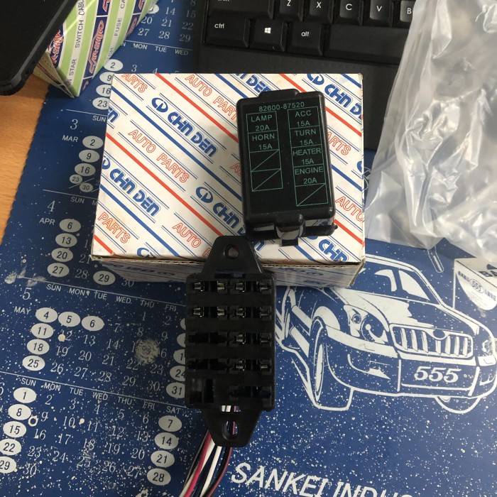 Fuse box rumah sekring bok daihatsu zebra s88