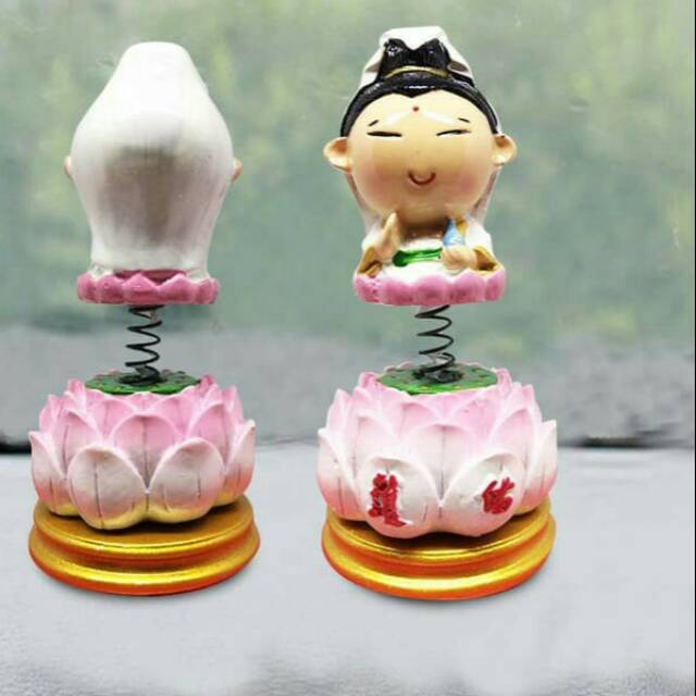 Dekorasi Lucu Interior Mobil & Rumah Miniatur Guan Yin
