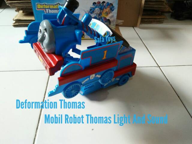 Mainan Anak Kereta Thomas Bisa Berubah Jadi Robot Deformation Thomas