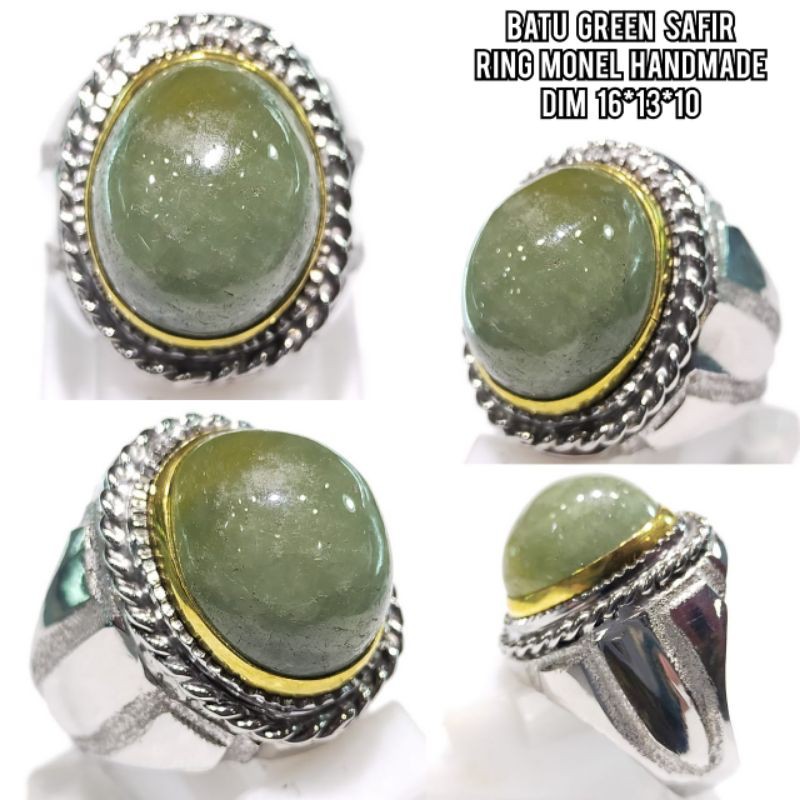 CINCIN BATU GREEN SAFIR