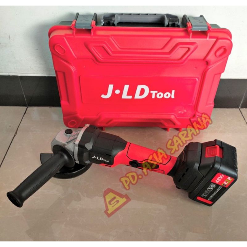 Gerinda cordless JLD dan mesin gerinda batrei 2batrei