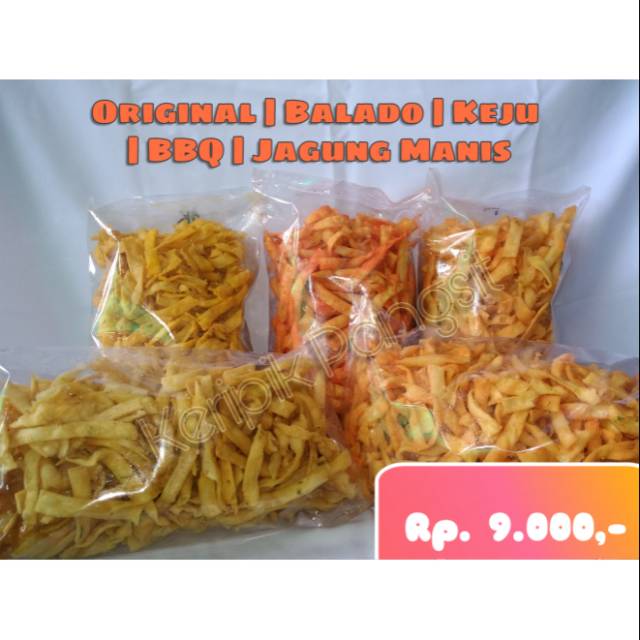 

Keripik Pangsit 150gram 200gram 300gram